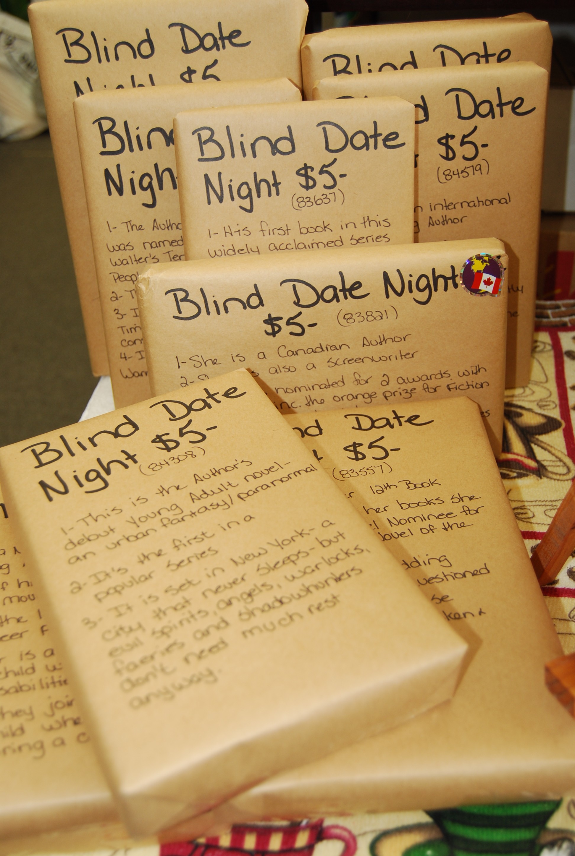 More “Blind Dates with Book” – Dartmouth Book Exchange